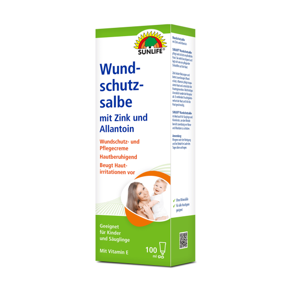 SUNLIFE® Wundschutz Salbe 100 ml Zinksalbe...