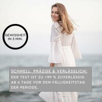 SUNLIFE® Schwangerschafts-Frühtest Schwangerschaftstest Urin hCG Stick 25 mIE/m Teststreifen Urintest