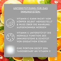 SUNLIFE® Vitamin C Pulver Zitronengeschmack 100g Immunsystem Abwehrkräfte Pulver Zellschutz Gesundheit + L-Ascorbinsäure