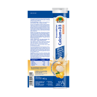 SUNLIFE® Calcium + Vitamin D3 Brausetabletten hochdosiert Erhalt von Knochen & Zähnen 800 mg Calcium, 5 mg Vitamin D3
