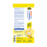 SUNLIFE® Vitamin C + Zink Brausetabletten hochdosiert für Immunsystem Erkältung + 300 mg Vitamin C & 5 mg Zink