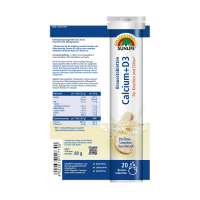 SUNLIFE® Calcium + Vitamin D3 Brausetablette Zitrone& Limette für Knochen& Zähne + Vitamin K1 & Folsäure & Kupfer