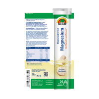 SUNLIFE® Magnesium Brausetabletten Zitronengeschmack Vitalität Muskeln Nerven + Vitamin C E B Komplex
