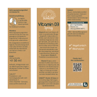 SUNLIFE® Vitamin D3 Spray Knochen Zähne Immunsystem Gesund Sonnenvitamin