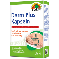 SUNLIFE® Darm Plus Kapseln – 10 Milliarden aktive Bakterien & Vitamine für optimale Darmflora & Darmgesundheit