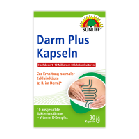 SUNLIFE® Darm Plus Kapseln – 10 Milliarden aktive Bakterien & Vitamine für optimale Darmflora & Darmgesundheit