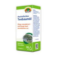 SUNLIFE® Australisches Teebaumöl 30 ml Terpene Pflegeöl Reinigend Natürlich Hautpflege Porenreinigung Pickel + schnelles Einziehen und Vitamin E