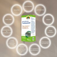 SUNLIFE® Australisches Teebaumöl 30 ml Terpene Pflegeöl Reinigend Natürlich Hautpflege Porenreinigung Pickel + schnelles Einziehen und Vitamin E