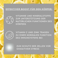 SUNLIFE® Heiße Zitrone 20 Sticks Immunsystem Natürlich Gesundheit Erkältungszeit Wärme Husten Vitamine Aufwärmen + Vitamin C & Zink aus Acerola