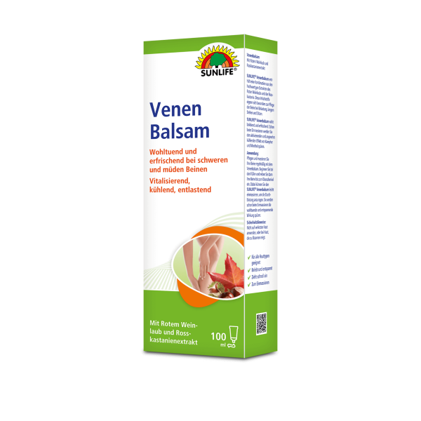 SUNLIFE® Venen Balsam 100 ml Kühlend Pflege...
